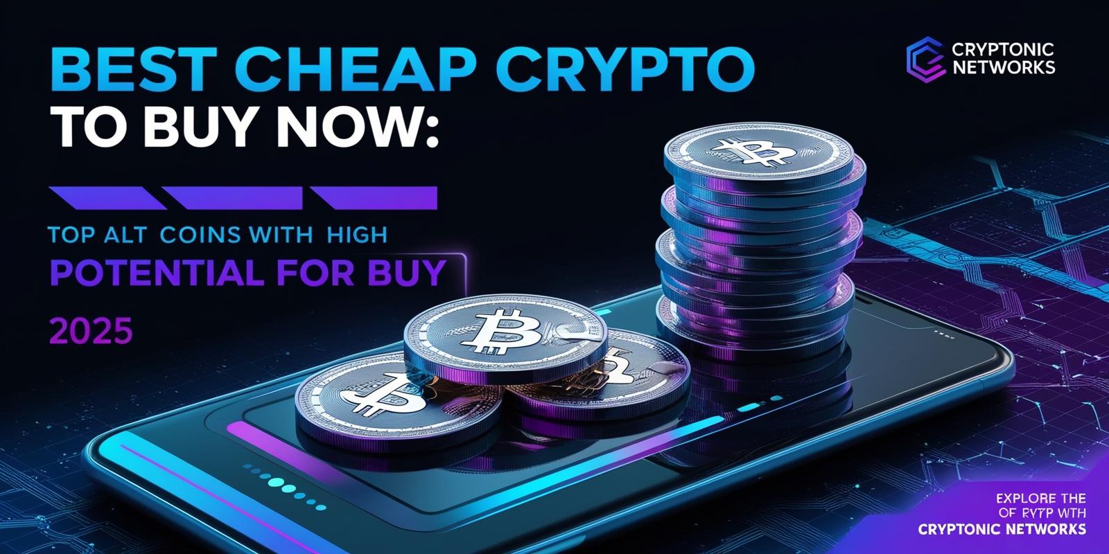 Best Cheap Cryptos to Buy Now: Top Alt Coins With High Potential for 2025.